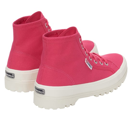 Superga Womens/Ladies 2341 Cotu Alpina High Tops (Fuchsia Pink/Avorio)