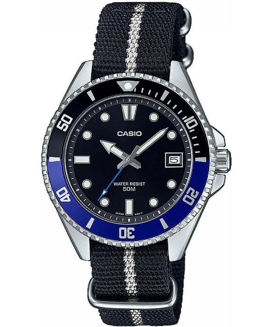 Casio Casio Collectie Unisex Zwarte Horloge MDV-10C-1A2VEF - Image 1