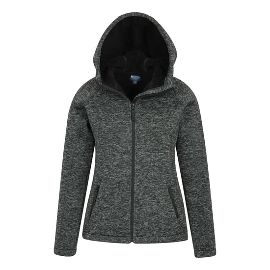 Mountain Warehouse Dames Nevis Nepbont Gevoerde Volledige Rits Hoodie (Zwart) - Image 5
