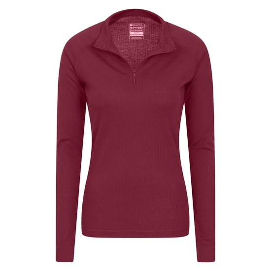 Mountain Warehouse Dames/Dames Talus Zip Neck Thermo met lange mouwen (Roze) - Image 4