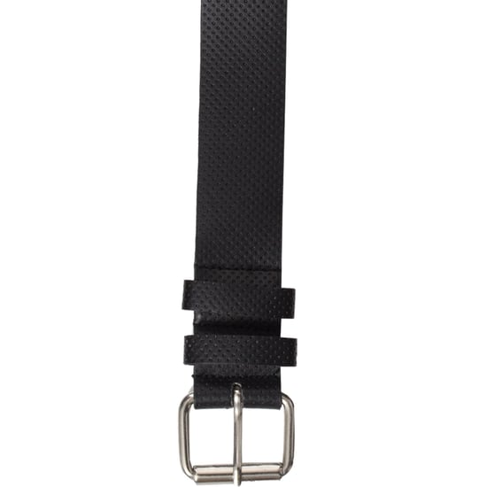 Kruze Heren Zwart Reliëf Leren Riem - Image 2