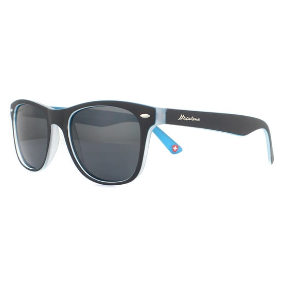 Montana zonnebril MP10 C Matblauw lichtblauwe rook gepolariseerd - Image 2