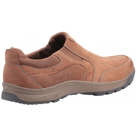 Hush Puppies Heren Jasper Slip On Lederen Schoenen (Tan) - Image 2
