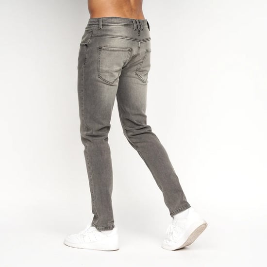 Crosshatch Heren Sheldons Slim Jeans (Lichtgrijs) - Image 2