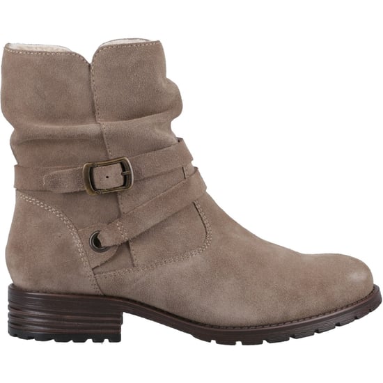 Hush Puppies Piper Leren Vrouwen Laarzen Taupe - Image 5