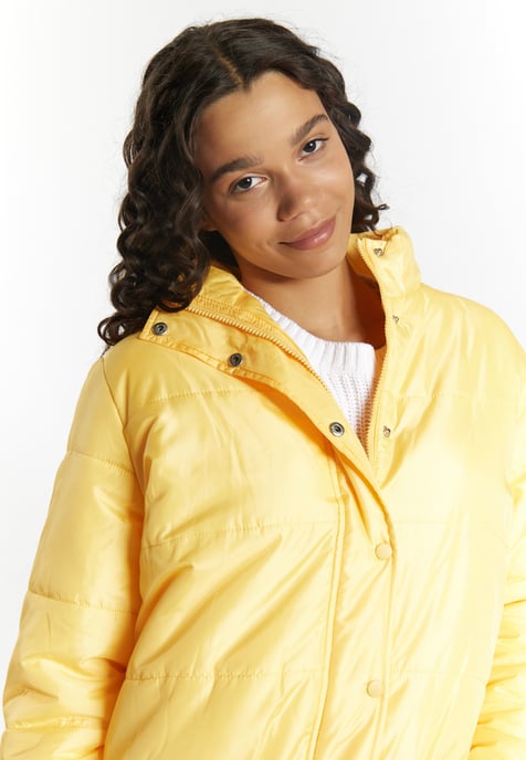 Mymo Licht gewatteerd blousonjack Dames lichtgeel - Image 5