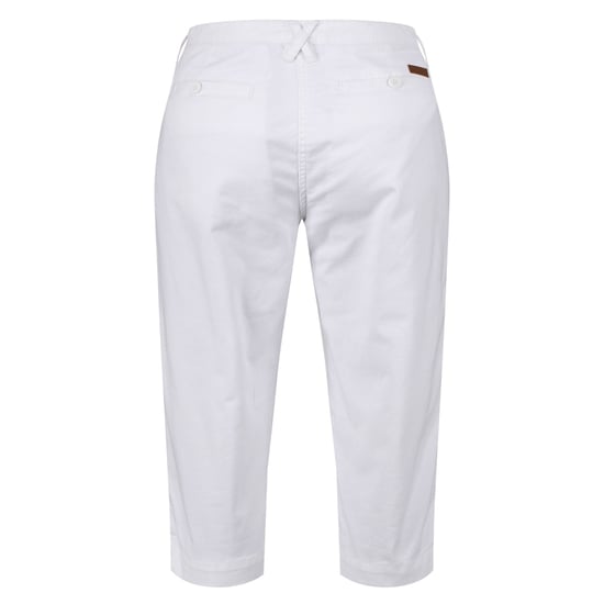 Regatta Dames/dames Maleena II Casual Capri Broek (Wit) - Image 3