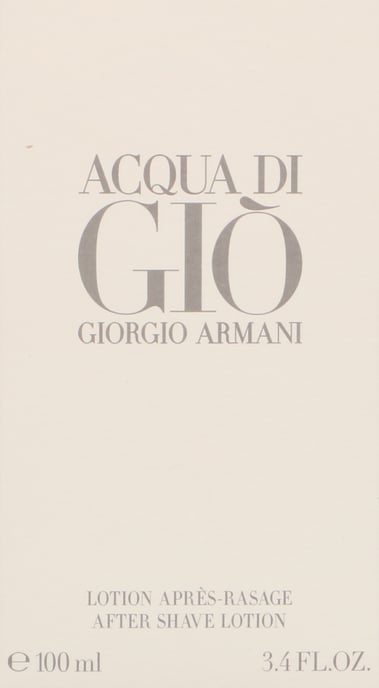 Armani Acqua Di Gio Pour Homme After Shave Lotion 100ml. - Image 2