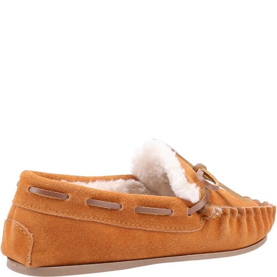 Hush Puppies Kinderen/Kinderen Addison Suède Slippers (Tan) - Image 2