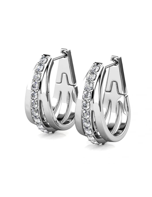 Aurielle Hoop sets - Oostenrijks kristal - Image 6