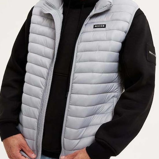Nicce Maidan heren grijs gilet - Image 1