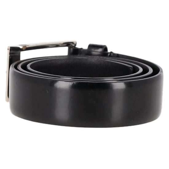 Prada Logo Buckled Belt in Black Leather - Image 3
