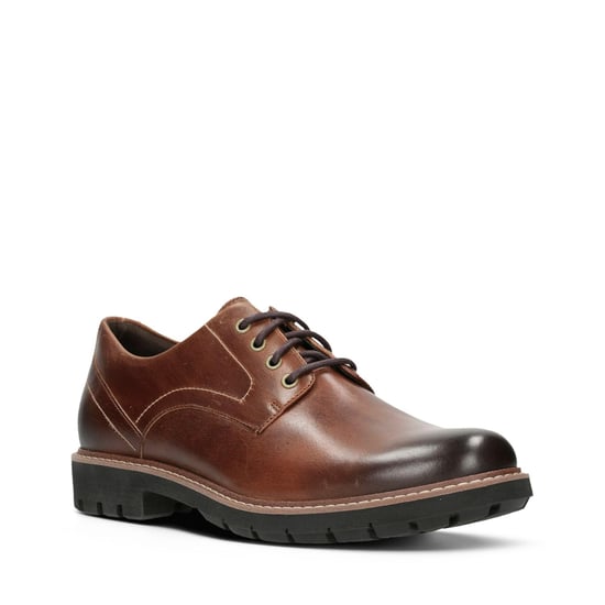 Clarks Batcombe Hall Mens Brown Shoes