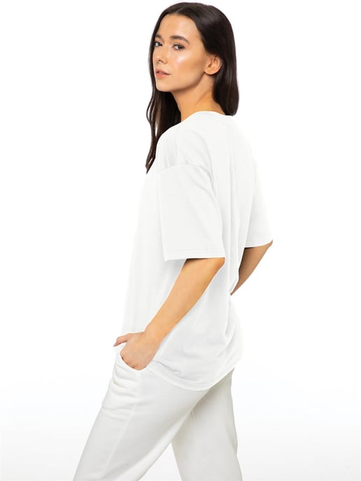 Enzo Dames Oversized T-shirt met print - Image 2