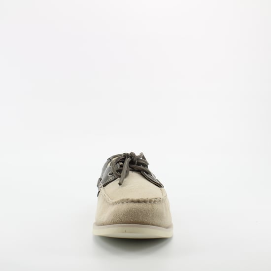 Timberland Klassieke Bootschoenen Off White Leer Vrouwen Veterschoenen A1C2S - Image 4
