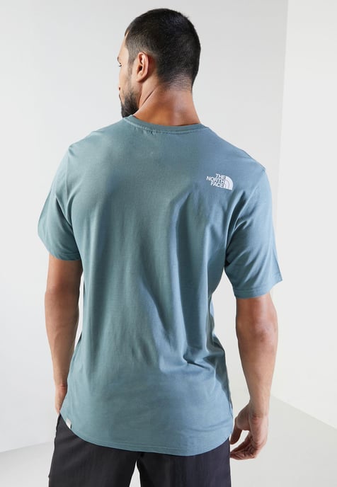 The North Face Heren T-shirt SS Easy Tee Stormblauw - Image 2