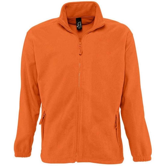 SOLS Volwassen uniseks fleecejack North (Oranje) - Image 1