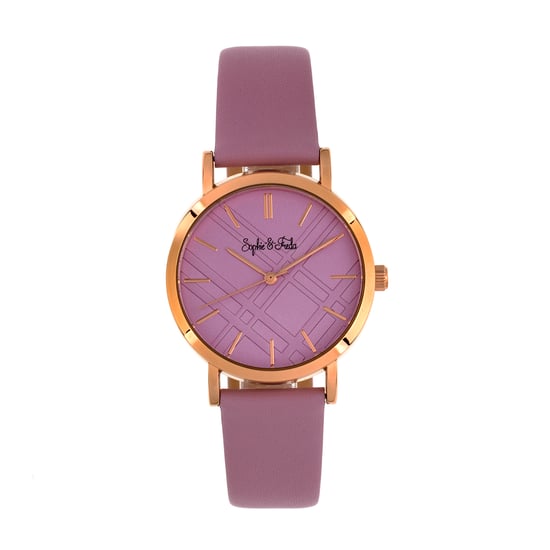 Sophie and Freda Budapest Leather-Band Watch