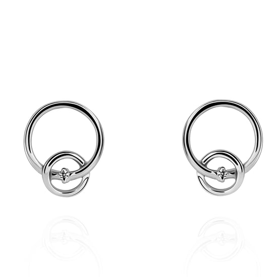 Orphelia 'Antoine' Dames 925 Sterling Zilveren Set: Halsketting + Oorbellen + Ring - Zilveren SET-7503 - Image 3