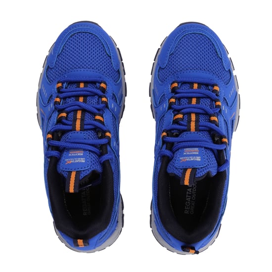 Regatta Childrens/Kids Vendeavour Walking Shoes (Strong Blue/Orange Pepper)