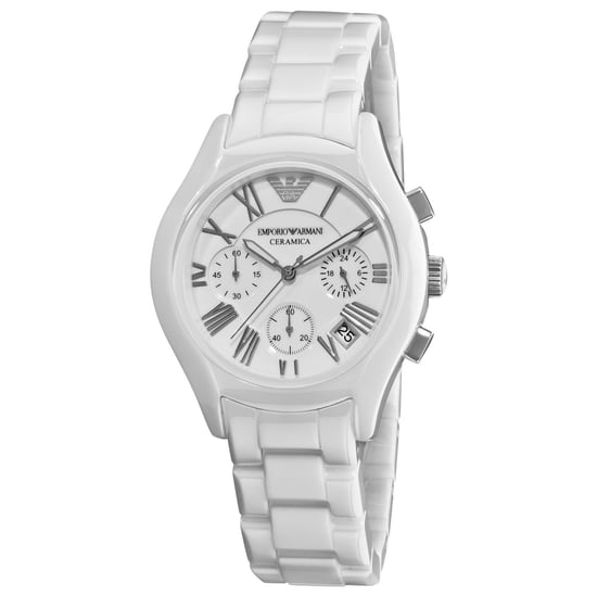 Emporio Armani Unisex Horloge Kwarts Wit - Image 1