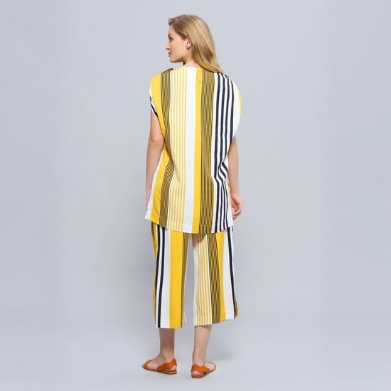 Long Stripe Print Game Top - Image 4