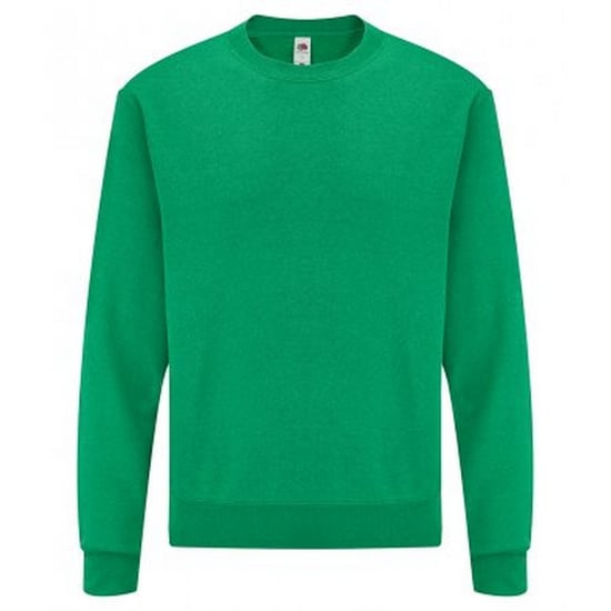 Fruit Of The Loom Heren Klassieke Drop Schouder Sweatshirt (Heather Groen) - Image 1