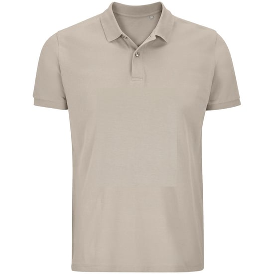SOLS Heren Planet Piqué Biologisch Poloshirt (Touw) - Image 1