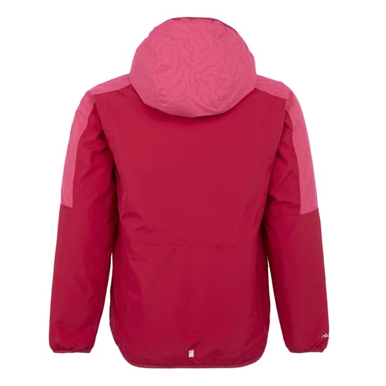 Regatta Childrens/Kids Volcanics VIII Terrain Print Reflective Jacket (Deep Pink/Hot Pink)