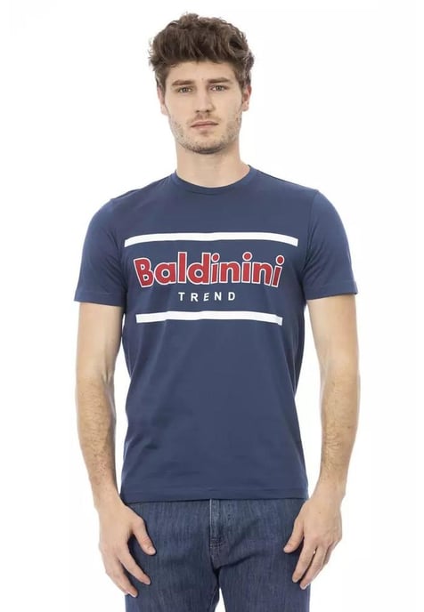 Baldinini Trend Men's Blue Cotton T-Shirt
