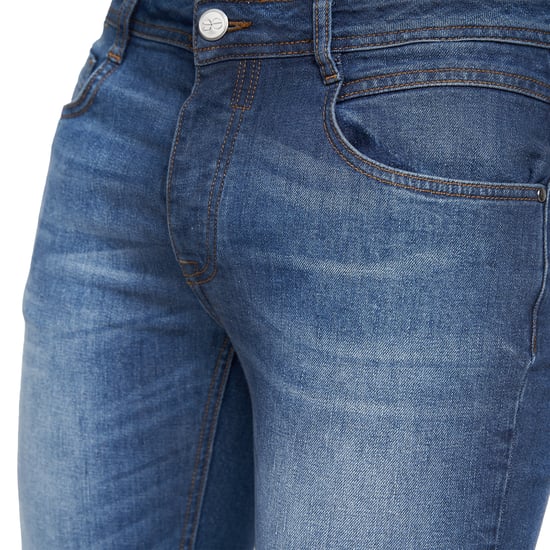 Crosshatch Heren Malcolm Slim Jeans (Stone Wash) - Image 3