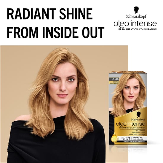 Oleo Intense Permanent Oil Colour Hair Dye, -8-86 Golden Dark Blonde