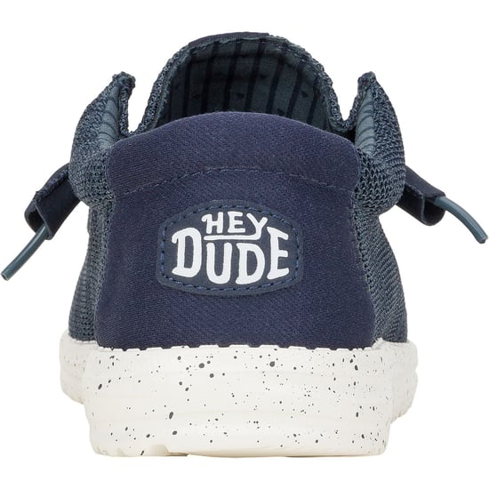 HEYDUDE Wally Stretch Polyester Heren Bootschoenen Navy - Image 2