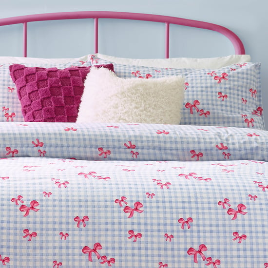 Heya Home Gingham Strikjes Beddegoed Set - Image 3