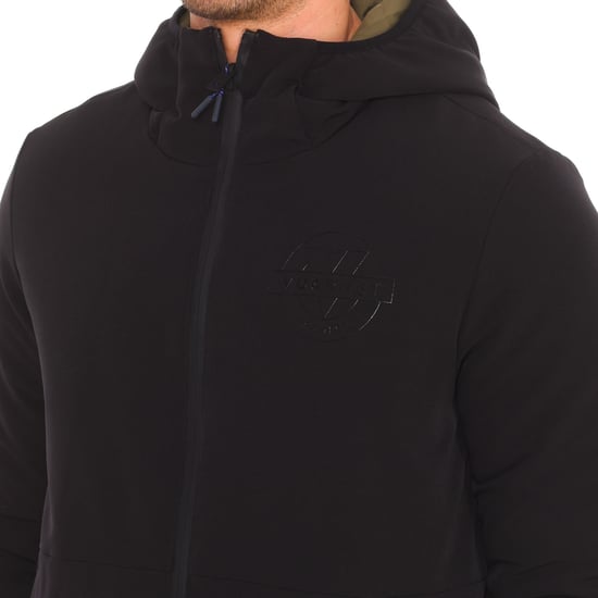 Reversible jacket with hood AMF20232 man