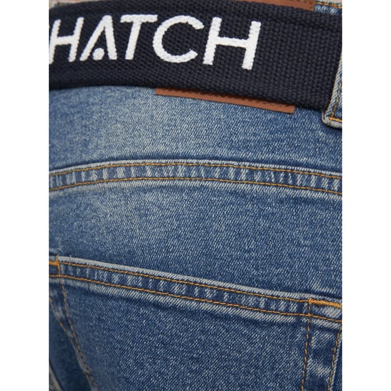 Crosshatch Heren Denim Jeans met print (Stone Wash) - Image 3