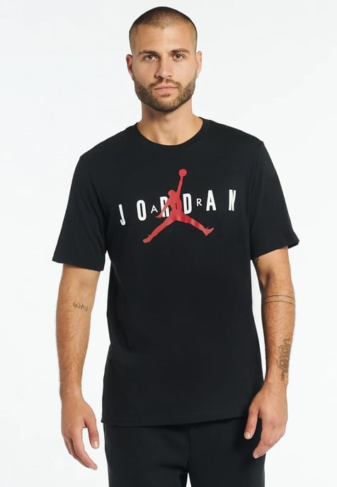 Nike Air Jordan T-shirt voor heren in zwart - Image 1
