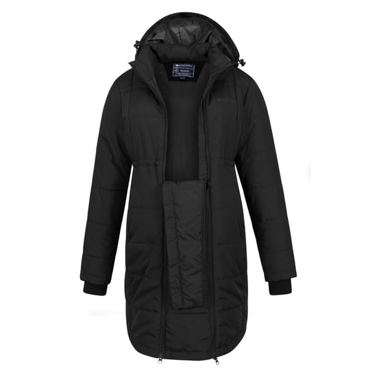 Mountain Warehouse Dames/Dames Amethist Lange Gevoerde Zwangerschapsjas (Zwart) - Image 6