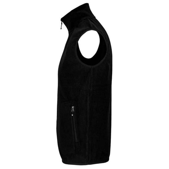 SOLS Uniseks Microfleece gerecyclede bodywarmer voor volwassenen (Zwart) - Image 3