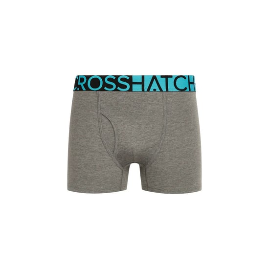 Crosshatch Heren Typan Boxershorts (Pack of 3) (Teal) - Image 3