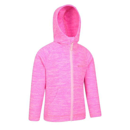 Mountain Warehouse Snowdonia II Full Zip Hoodie Kinderen/Kinderen (Helder Roze) - Image 3