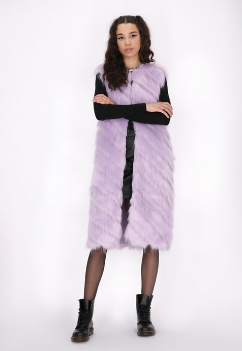 Mymo Vest Dames Licht paars - Image 3