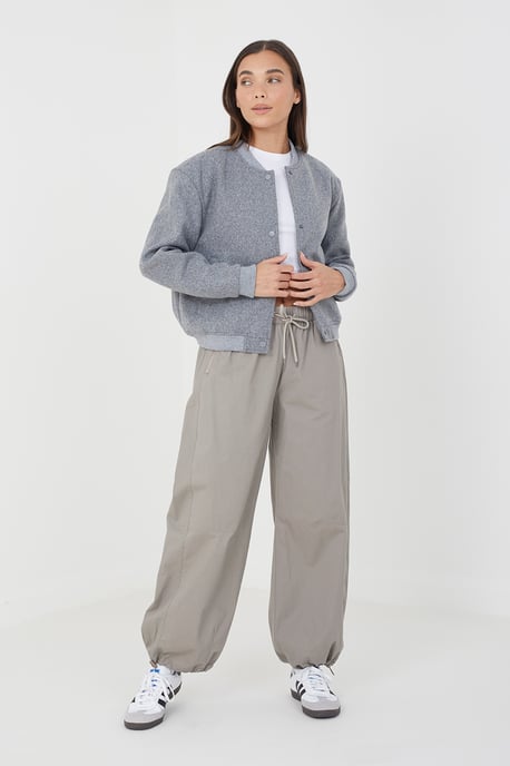Grey 'Warlie' Bomber Jacket