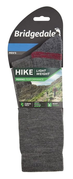 Bridgedale - Heren Wandelsokken Lichtgewicht Merino - Grijs / Heather - Image 2