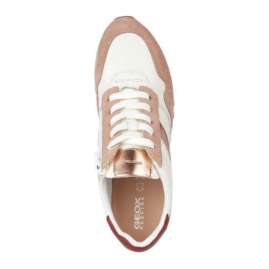 Geox D Tabelya Dames Nude/Witte Sneakers - Image 4
