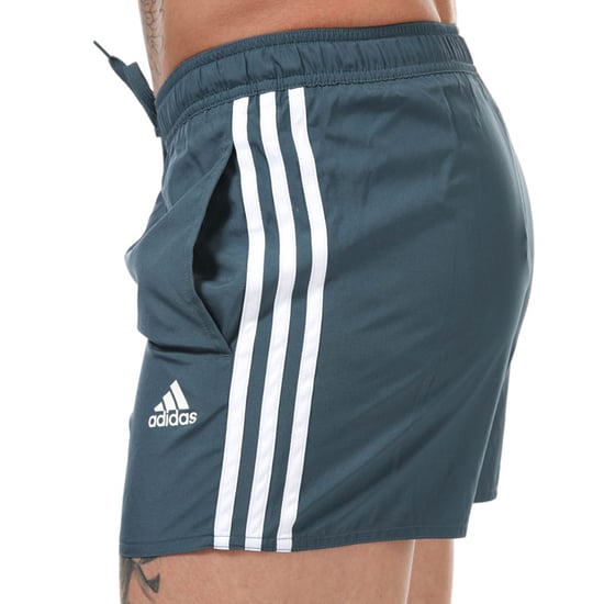 Men's adidas 3-Stripes CLX Swim Shorts in Petrol
