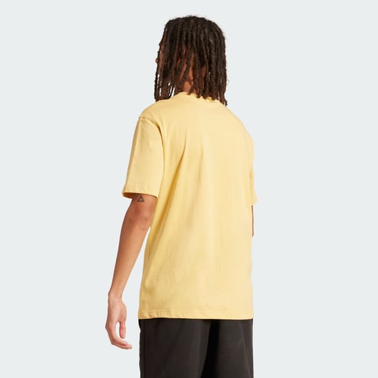 Men's adidas Originals Trefoil Essentials T-Shirt in Oatmeal - Image 2