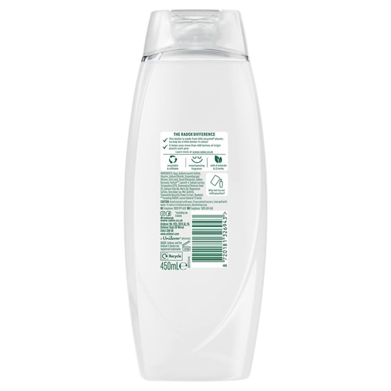 Radox Mineral Therapy Shower Gel Feel Moisturised Mood Boosting 450ml, 6 Pack