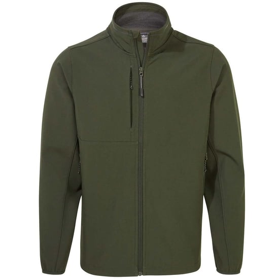Craghoppers Expert Basecamp Soft Shell Jas voor heren (Donker ceder groen) - Image 1