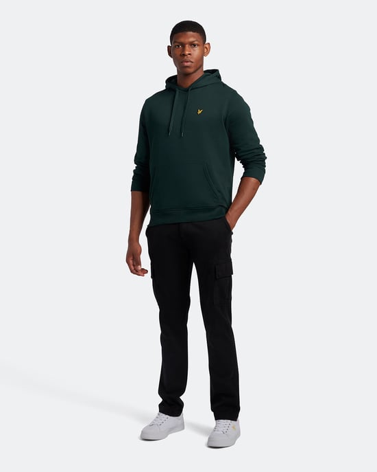 Lyle & Scott pullover hoodie in groen - Image 2